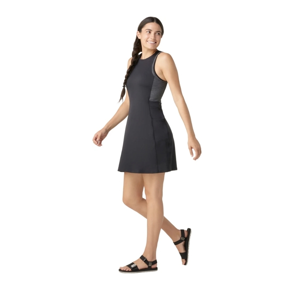 SMARTWOOL Active Tank Dress - Women's Black / XS